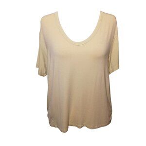 NEW American Eagle‎ Soft & Sexy Modal Pastel Yellow Tee Shirt Size M